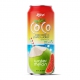 500ML CAN COCONUT WATER WITH WATERMELON FLAVOR